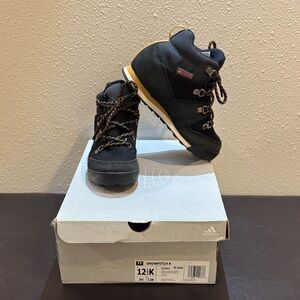 Adidas Kids Black Snow Boots